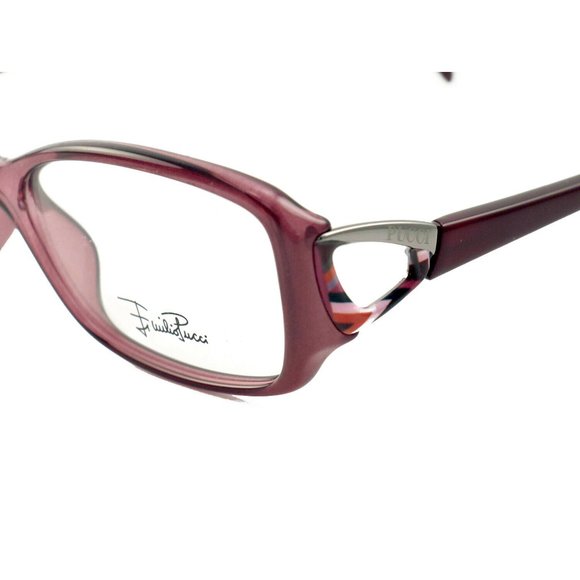 Emilio Pucci Rectangle Women Wine Acetate Frame main image 3